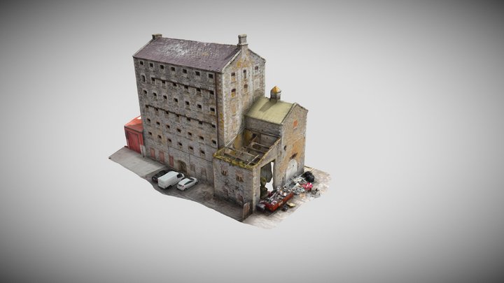 The Mill Oblique Edited Simplified 3d Mesh 3D Model
