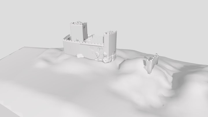 Château de l'Oedenbourg - Logis gothique 3D Model