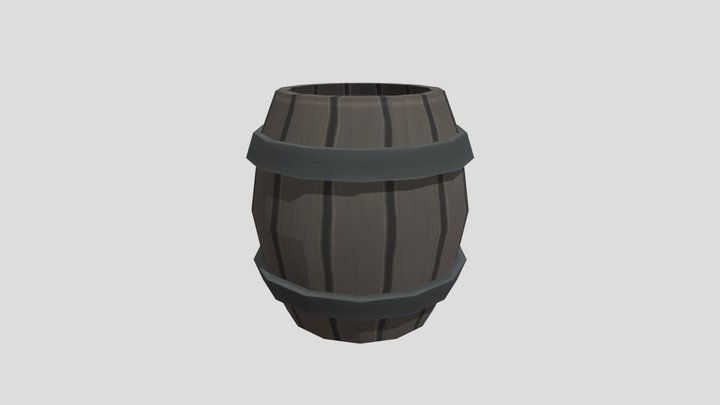 木桶 3D Model