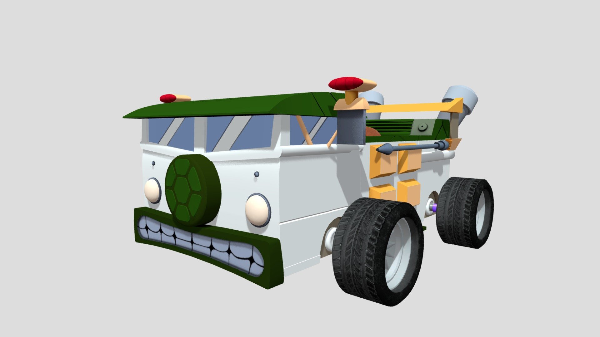 Nickelodeon Kart Racers 3 - Turtle Van (UPDATE) - Download Free 3D ...
