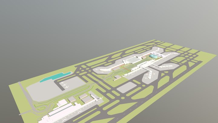 Changi Airport 3D Model