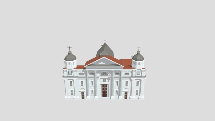 Church of St. Stanislau in Mahilioŭ 3D Model