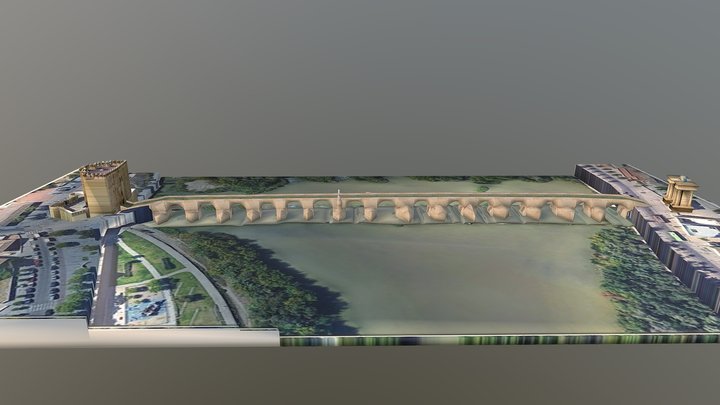 PUENTE ROMANO CORDOBA 3D Model