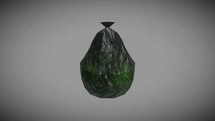 Plastic Waste Bag 3D Model