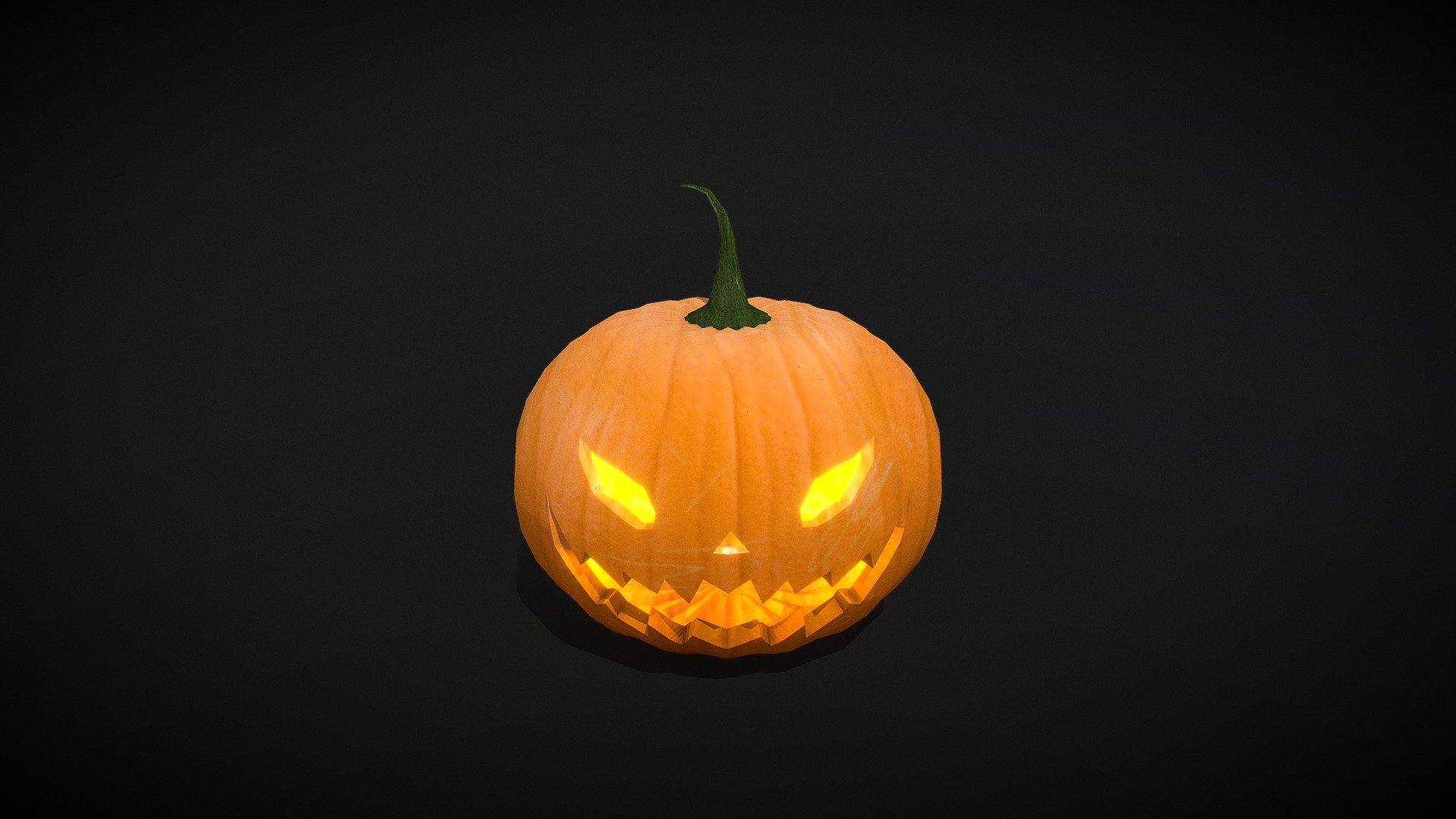 pumpkin hallowen low poly - Download Free 3D model by LKSHash [a82ce8c ...