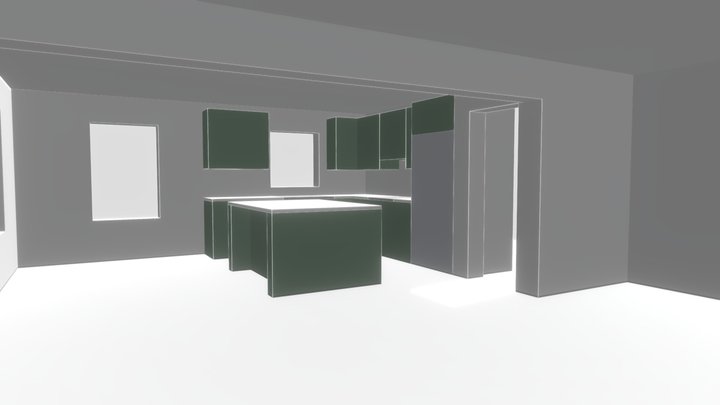 Kitchen design 3D Model