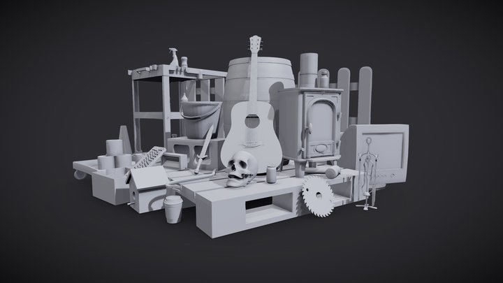 TheBaseMesh - Diorama 3D Model