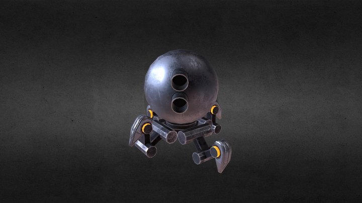 Drone Robot 3D Model