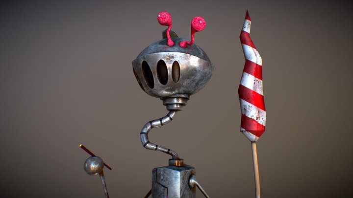 Knight Lorace and the Painterly Horse 3D Model