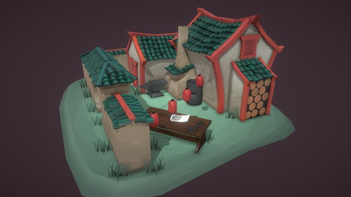 DAEVillages Assignment Joseph Lowie 3D Model