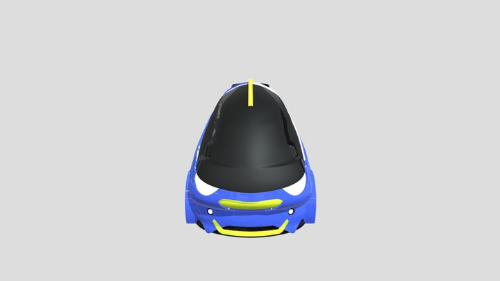 Carro Futurista 3D Model