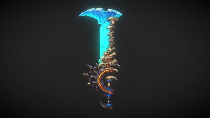 Dragon Sword 3D Model