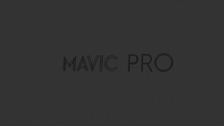 Mavic Pro 3D Model