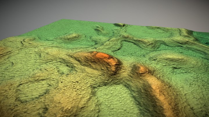 Rukšėnų piliakalnis (Lithuania) – Gratis 3D-model STL