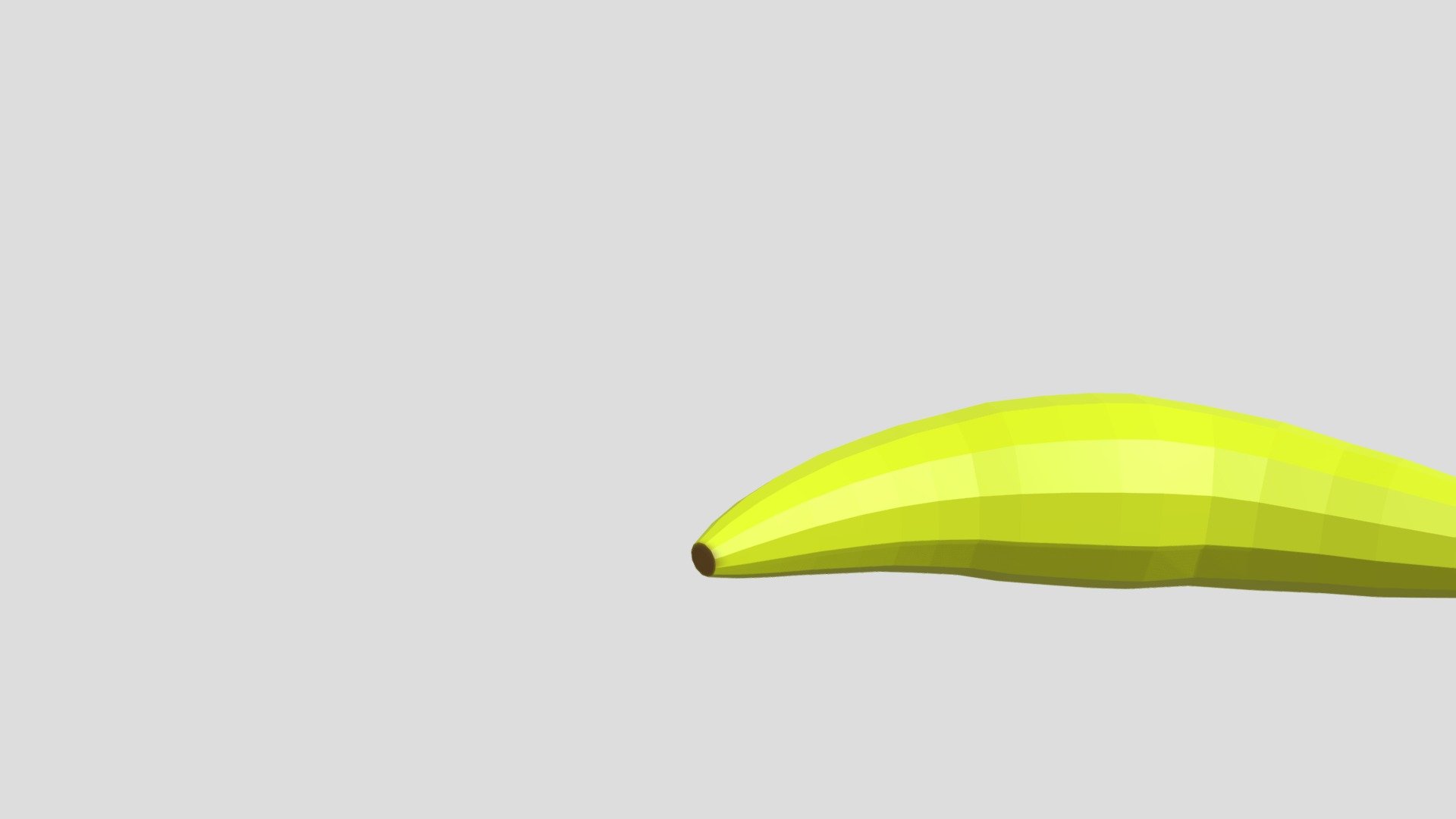 Bannana Low Poly