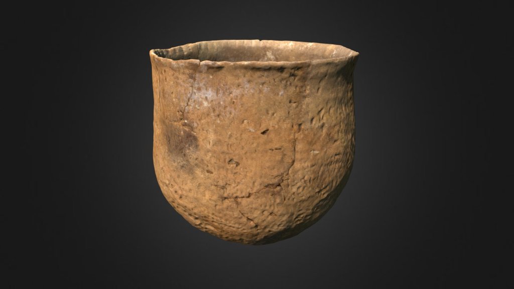 Fabric Impressed Jar (619p842)