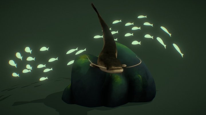 Sacred Depths, mini diorama test 3D Model