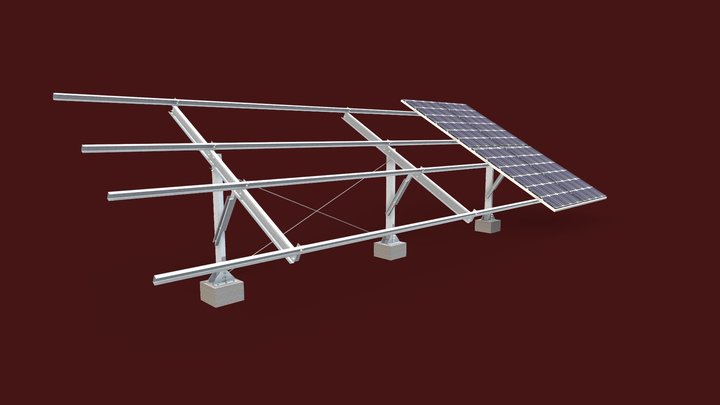 FOTOVOLTAICO ESTATICO 3D Model