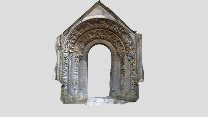 Glastonbury Abbey Lady Chapel, North Door 3D Model