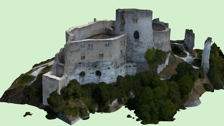 Chateau Gaillard Sketchfab 3D Model