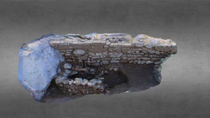 Alzado Muro 3D Model