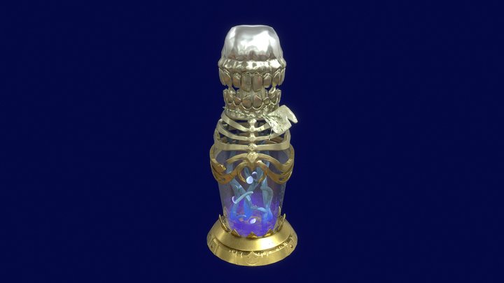 Isart Student Work / Flask/ 3D Model