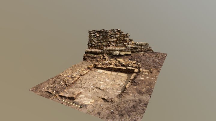 Vindolanda eraikin sinplea 3D Model