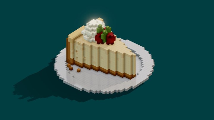 cheesecake 3D Model