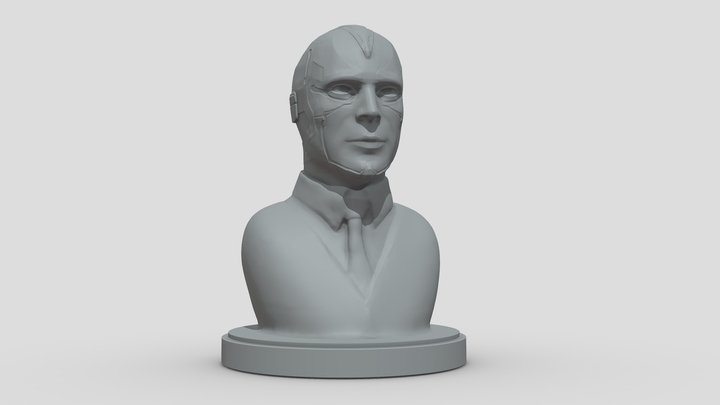 Vision of WandaVision 3D print model 3D Model