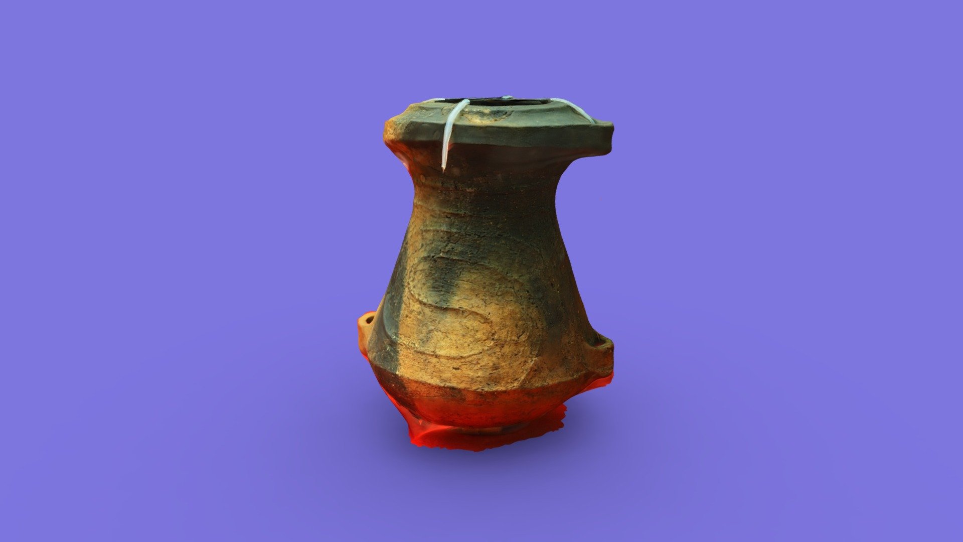 加曽利EⅣ式瓢箪型注口土器（後期称名寺式期）企30　観察記録3Dモデル