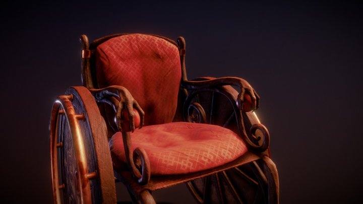 Halcyon's WheelChair 3D Model