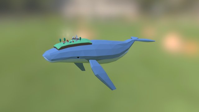 Whale Village 3D Model