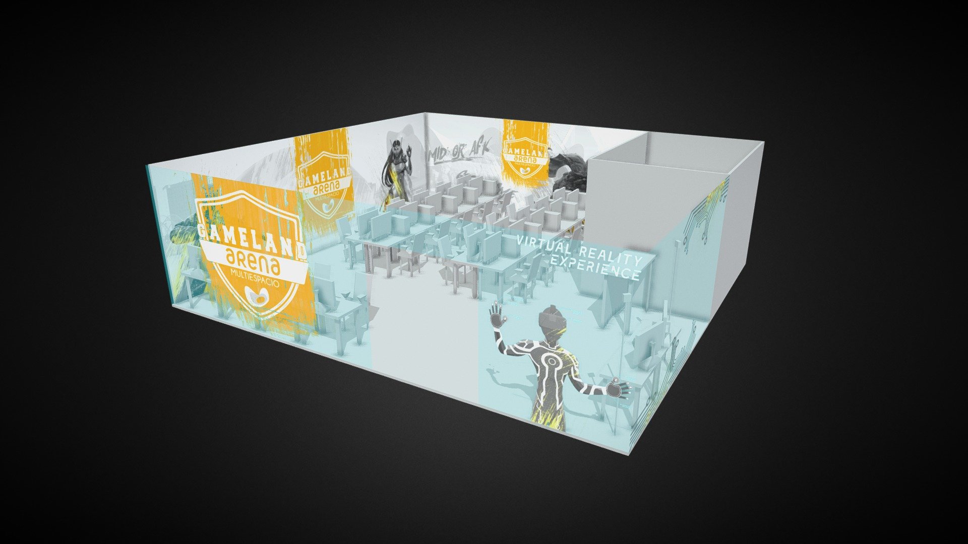 Arena - 3D model by acrimiens [a8378bf] - Sketchfab