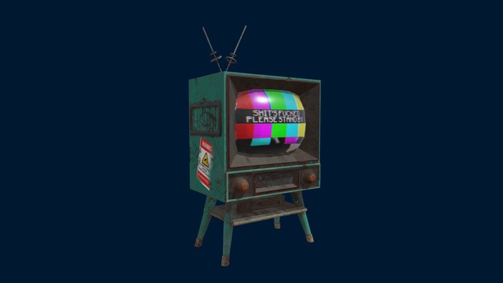 TV Error Conexion 3D Model