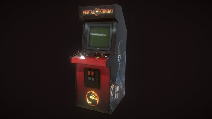 Arcade Machine 3D Model