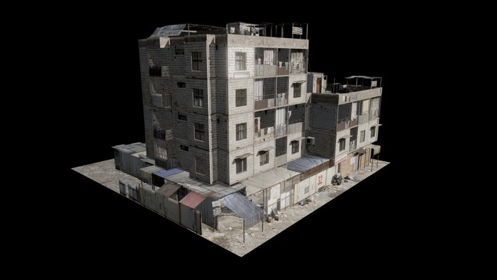 Dystopia: Sprawling Slums - Tenement A 3D Model