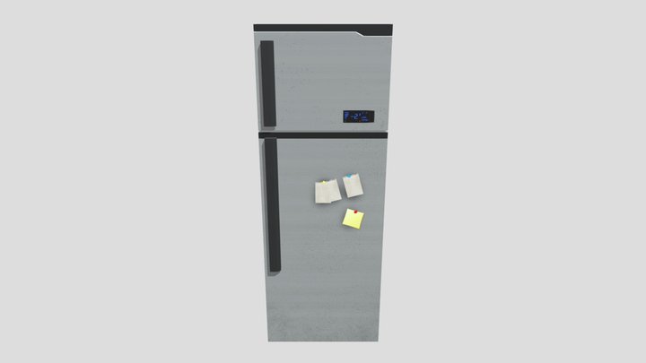 Simple Fridge 3D Model