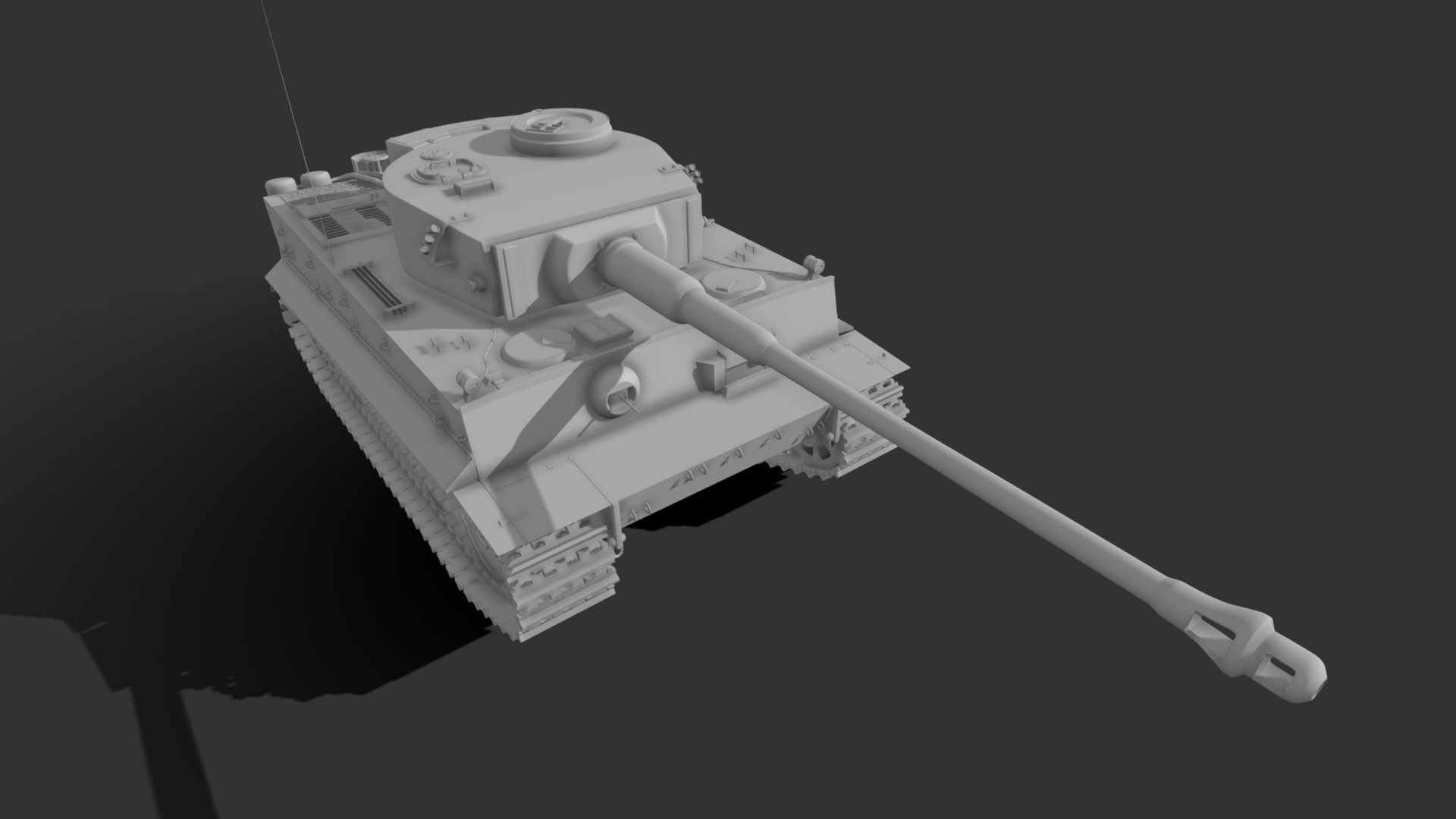 tiger 1 tank 2022 3D model by FabioVivas [a83c06d] Sketchfab