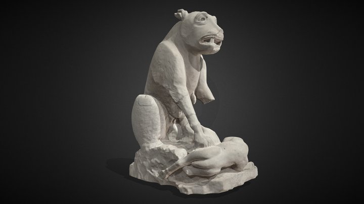 Loba íbera cerro de los Molinillos de Baena 3D Model