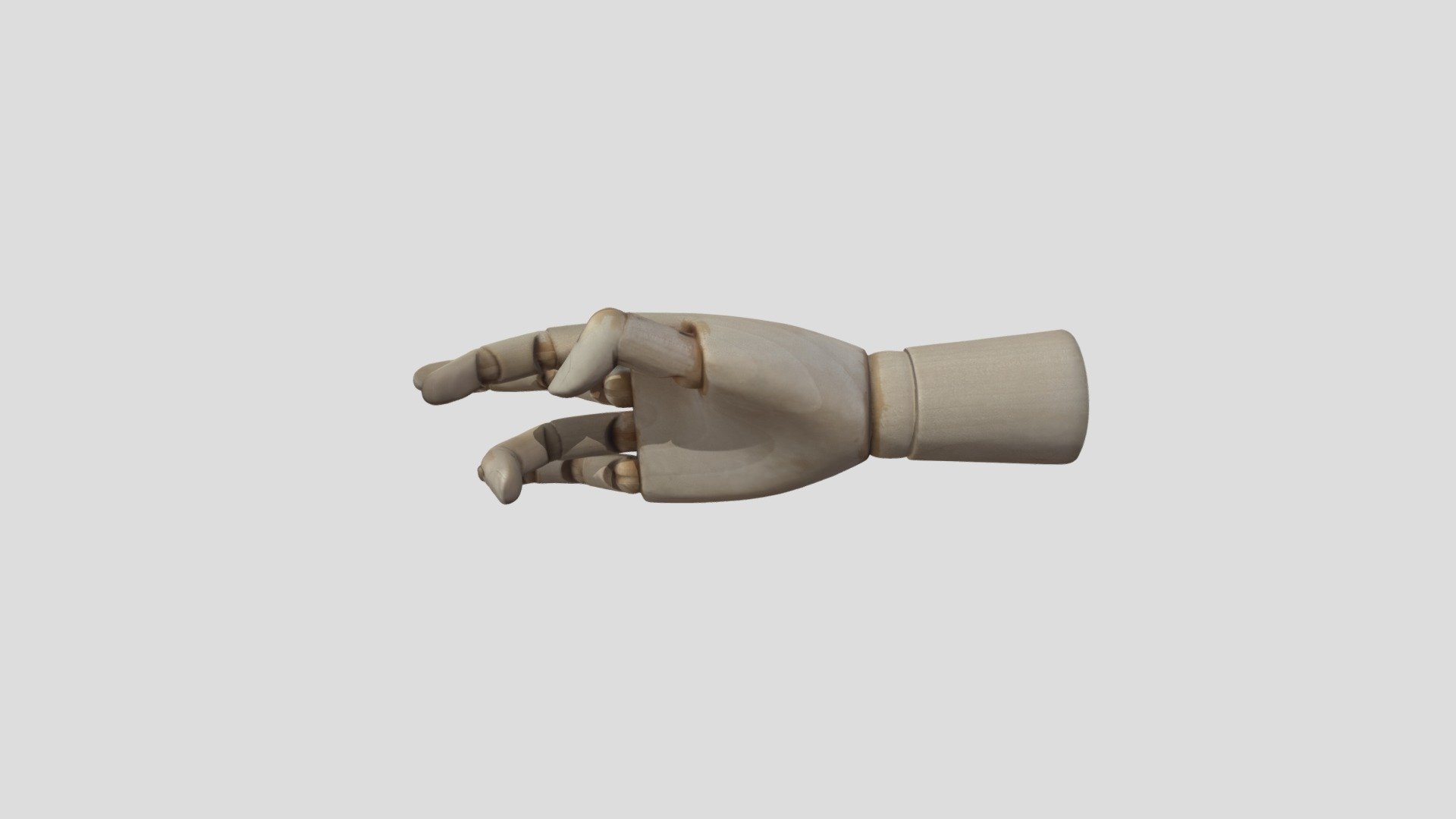 Wood Hand Mannequin | 3D model