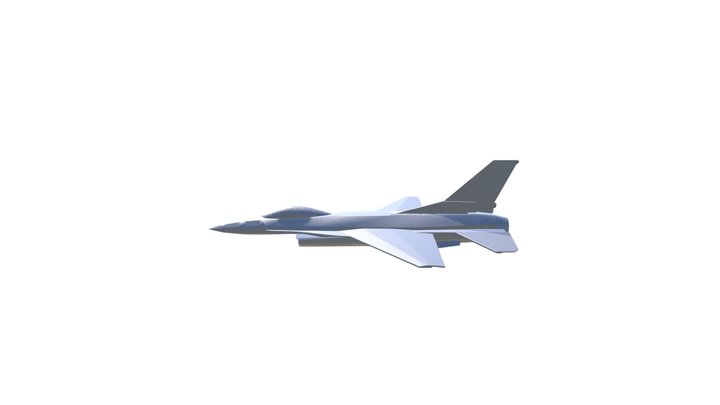 XF VIPER - Foamboard F-16 EDF 3D Model