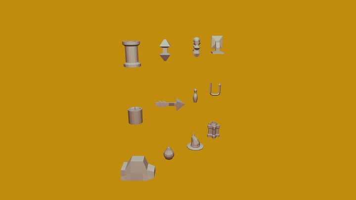 Week One Shapes and Forms 3D Model