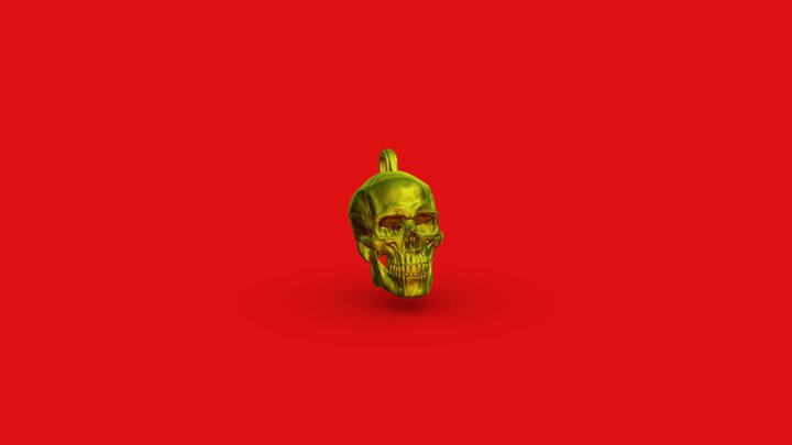 Keychain_skull 3D Model