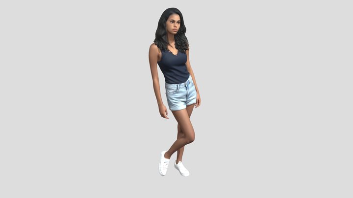 Casual Denim Look – Modello 3D gratuito STL