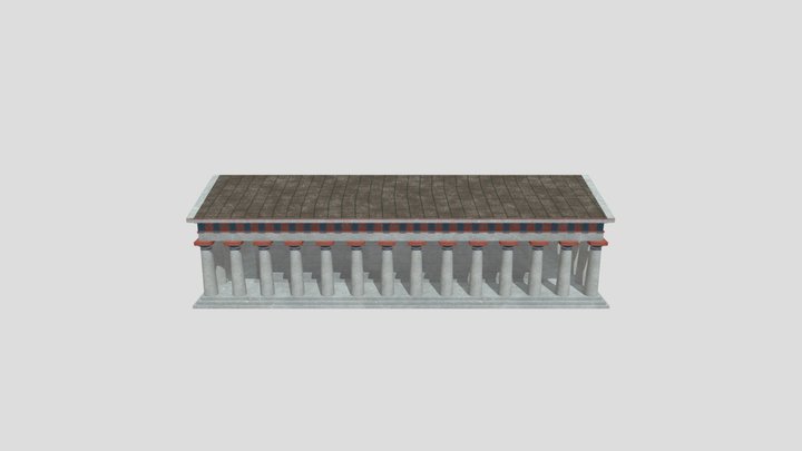 Tempio di Nettuno 3D Model
