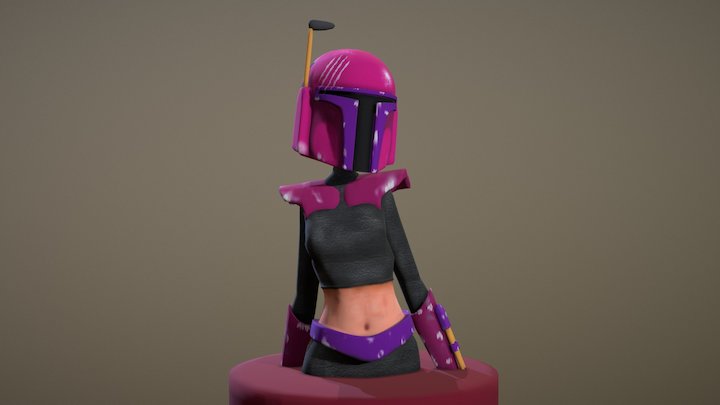Mandalorian Mercenary 3D Model
