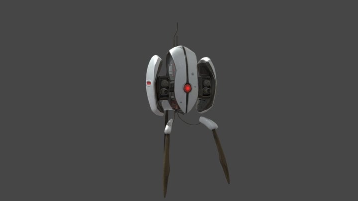 Luka Verhelle Portal Turret 3D Model