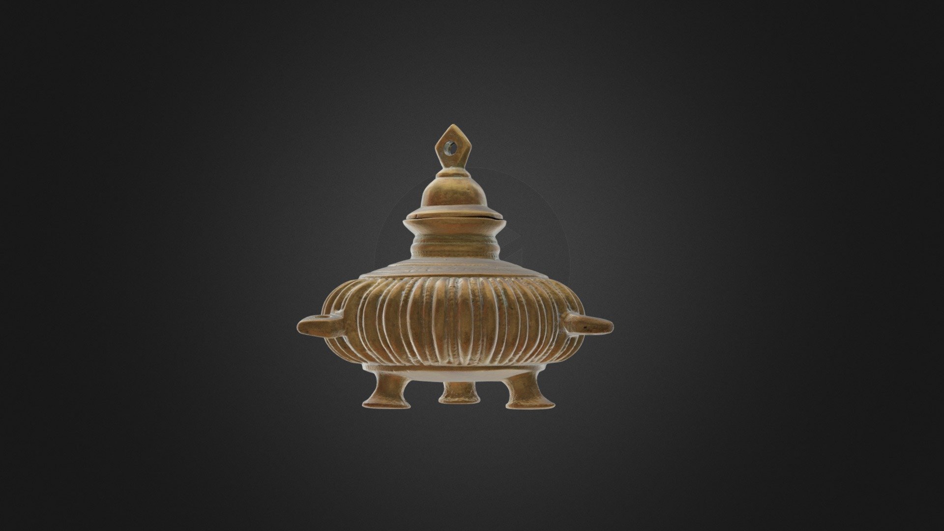 ink pot - 3D model by aktc_museum [a842318] - Sketchfab