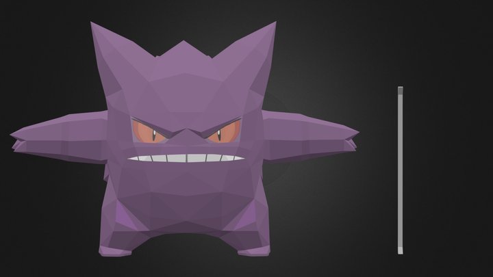 Gengar 3D Model