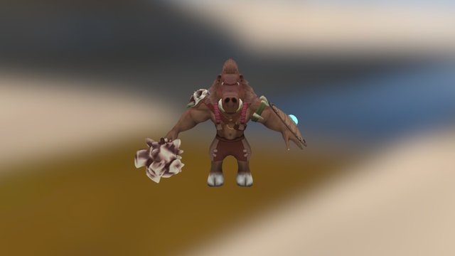SavagePig_1.1 WIP 3D Model